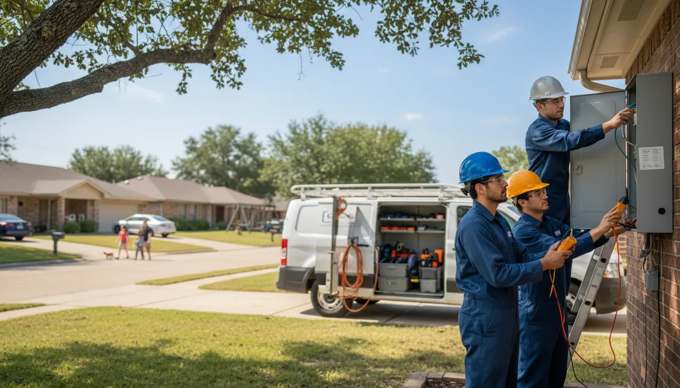 Certified electrician providing emergency electrical services in Kewaskum, WI
